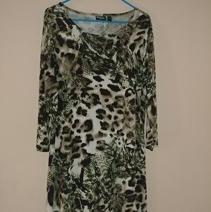 Animal print dress